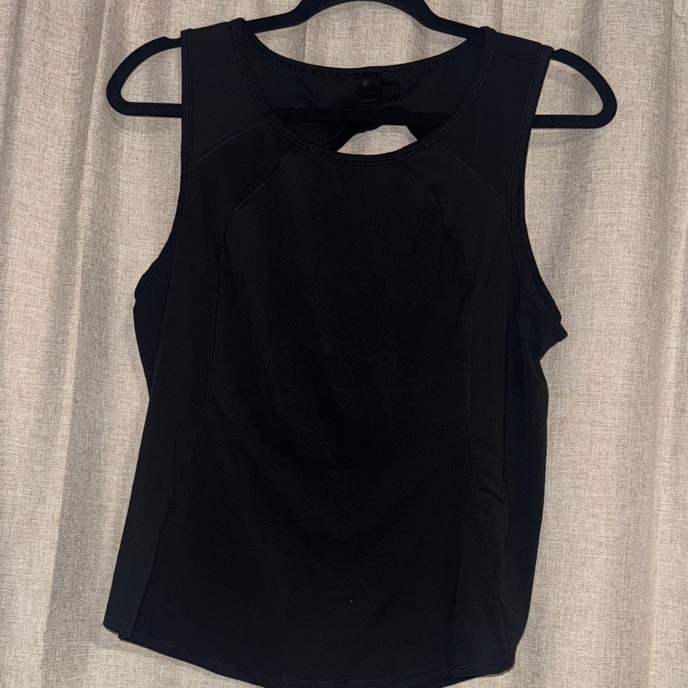Black Sleeveless Women's Top